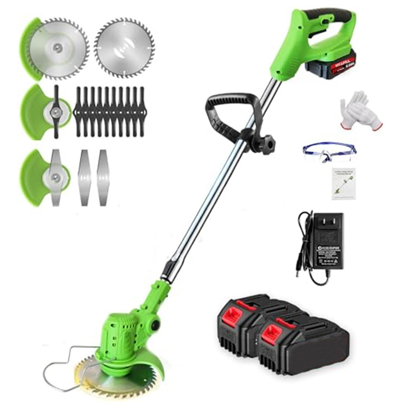 93e2ab23-9666-4fb2-9bf7-2e1ecca857d4.jpg Cordless Electric Grass Trimmer 2-in-1 Lawn Edger W & 2 Batteries & Blades Yard Garden Tool Kit